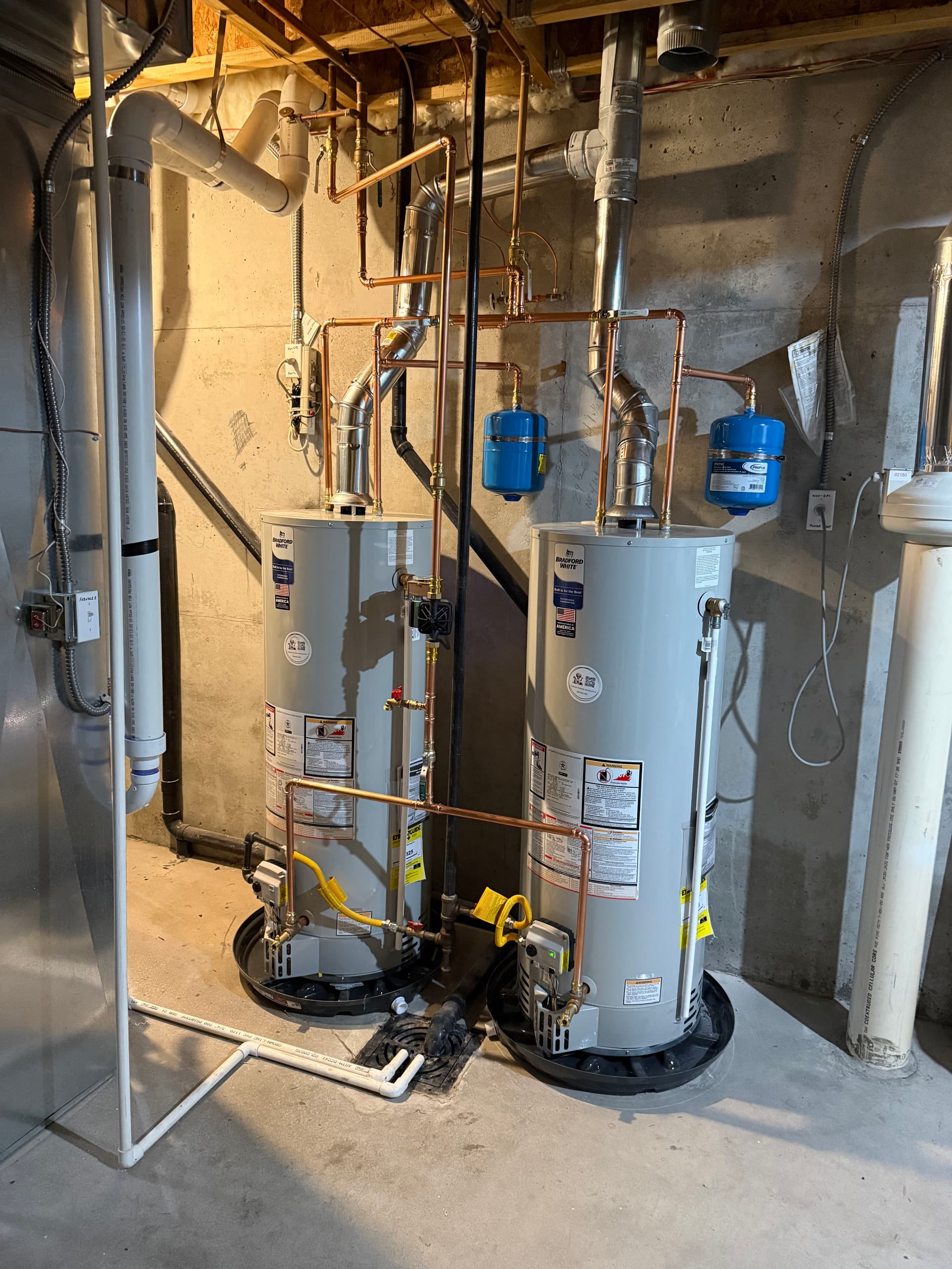 Gallery photos for Dual Water Heater Replacement Done Right: Image #1