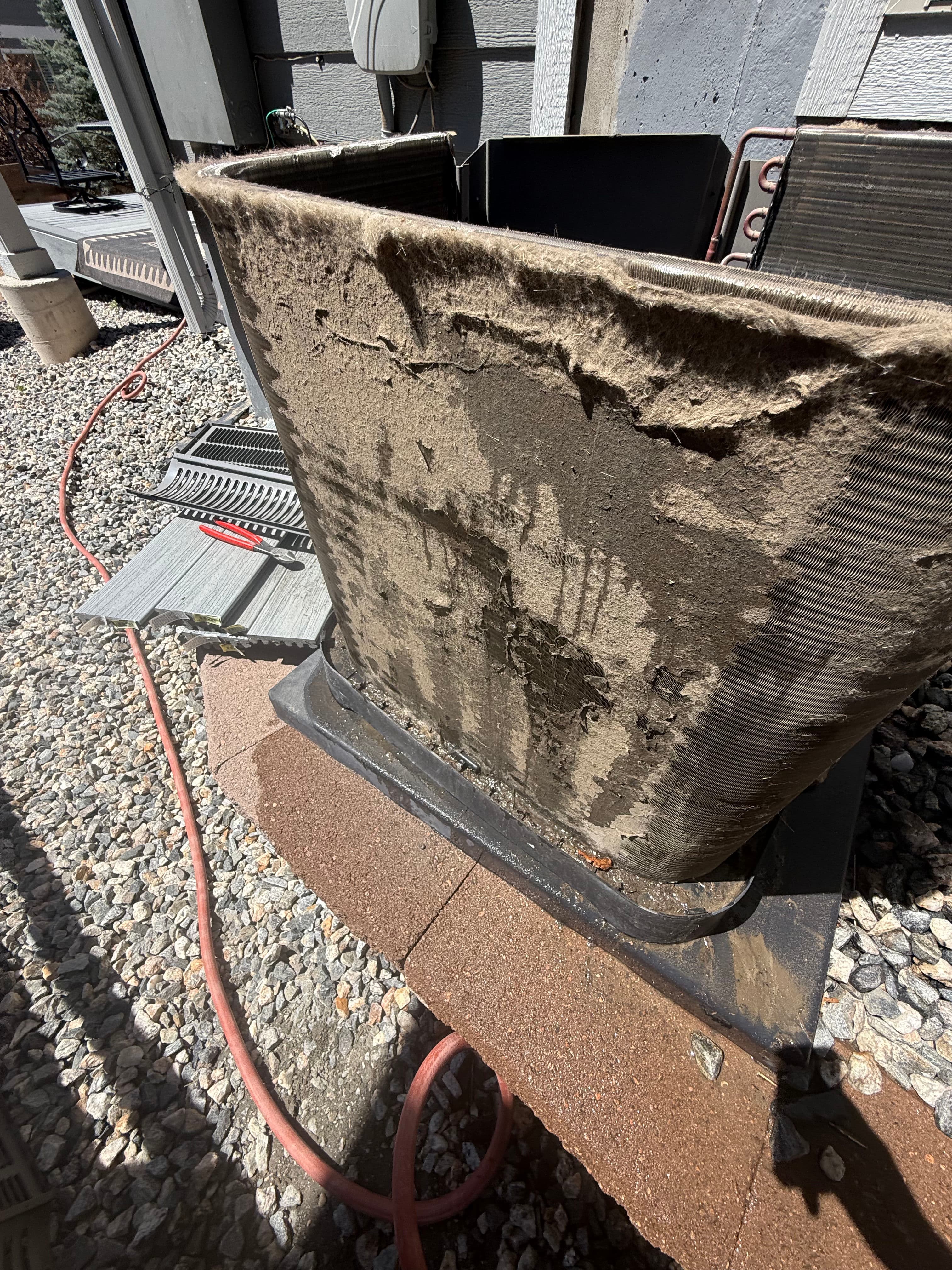 Project What a dirty AC outdoor unit actually does to your system image