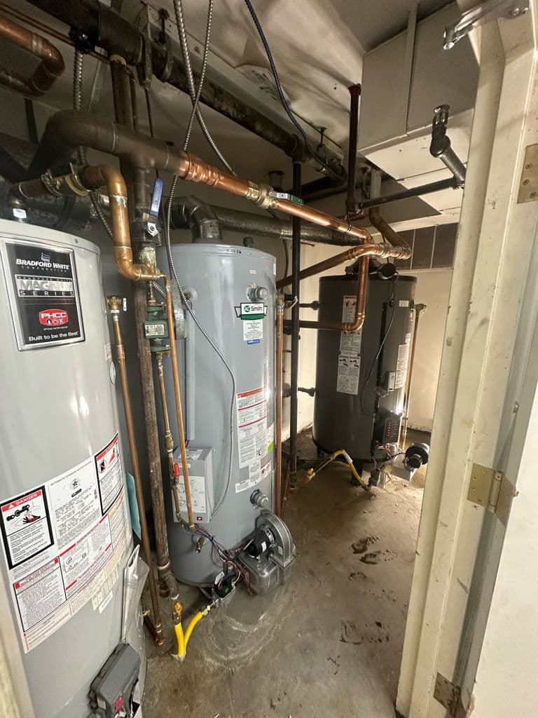 Gallery photos for Commercial Water Heater Replacement with Full System Repipe: Image #2