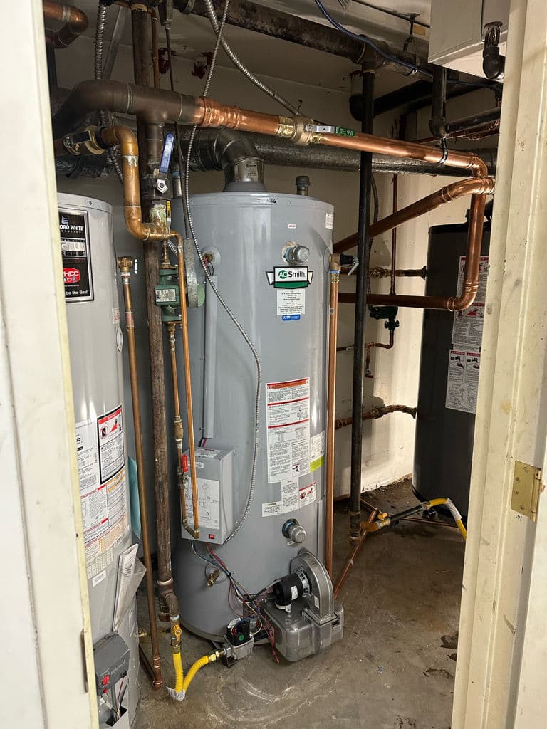 Gallery photos for Commercial Water Heater Replacement with Full System Repipe: Image #3