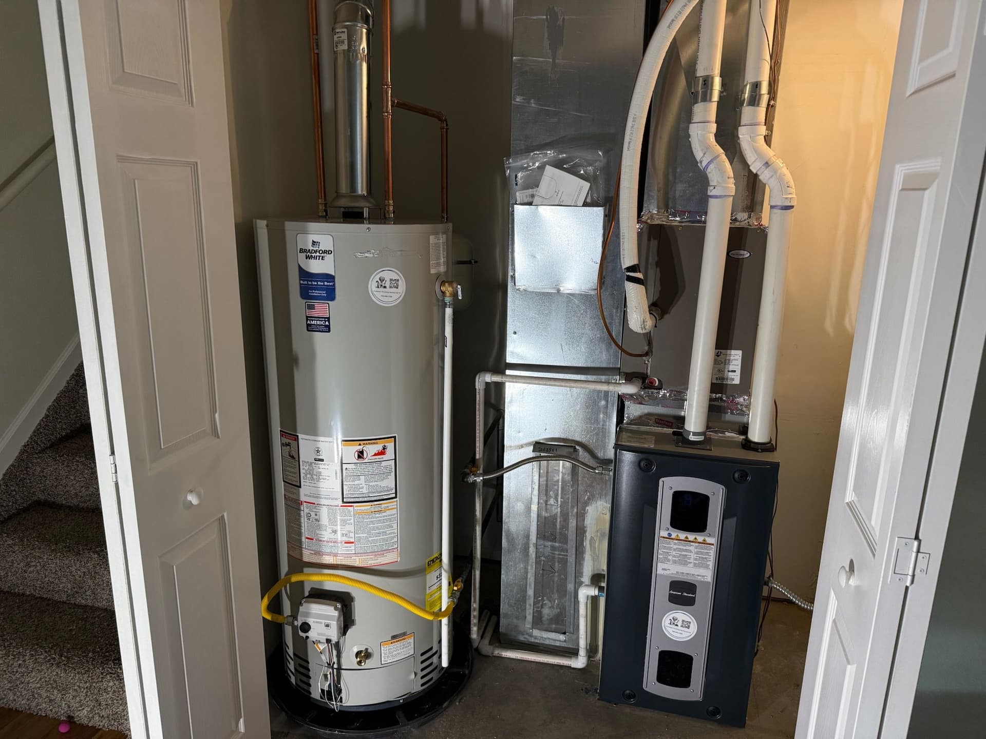 Utility Room Upgrade with Bradford White Water Heater