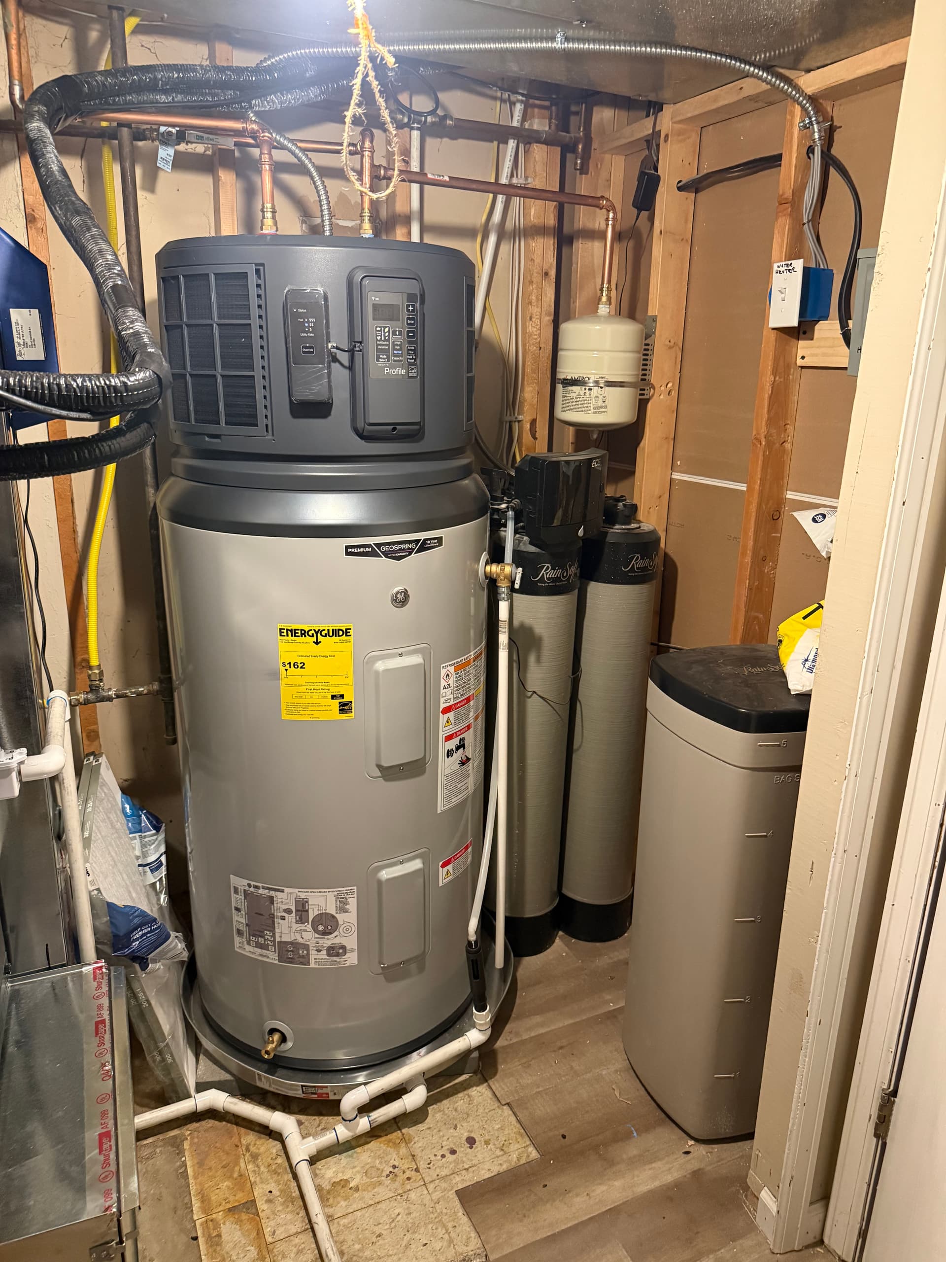 Gallery photos for GE Heat Pump Water Heater and Mitsubishi Hyper-Heat Mini Split Install: Image #2