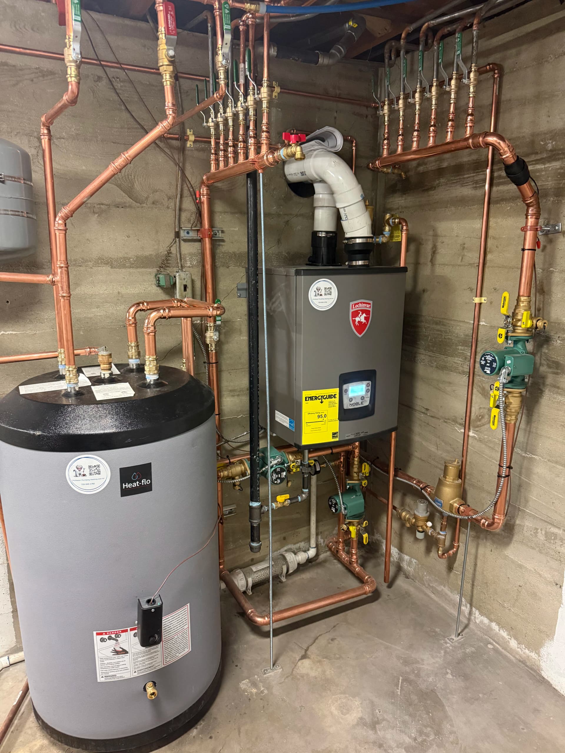 Gallery photos for High-Efficiency Boiler and Hot Water System Upgrade Done Right: Image #1