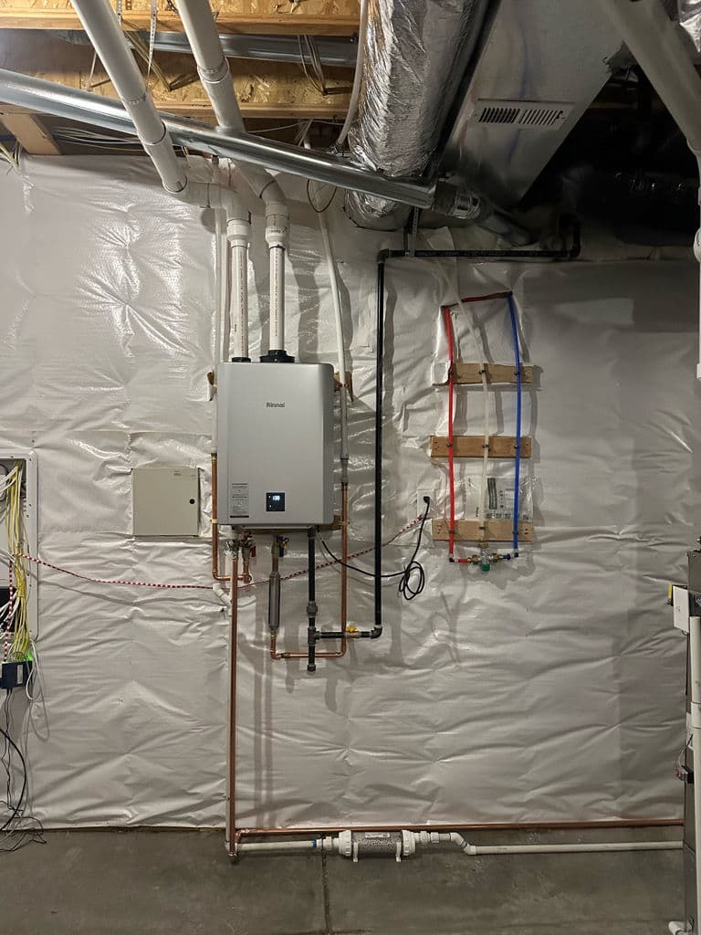 Gallery photos for Rinnai Tankless Water Heater Installation Done the Right Way: Image #1